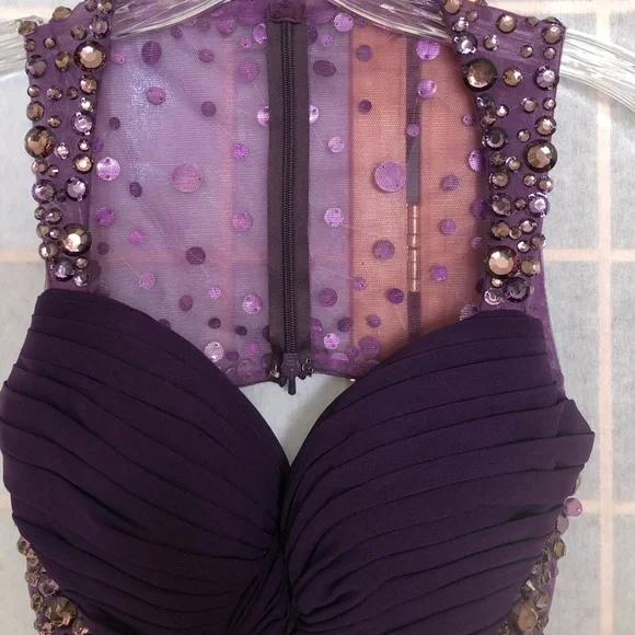 💜Jovani dress crystal embellishment - Picture 3 of 7